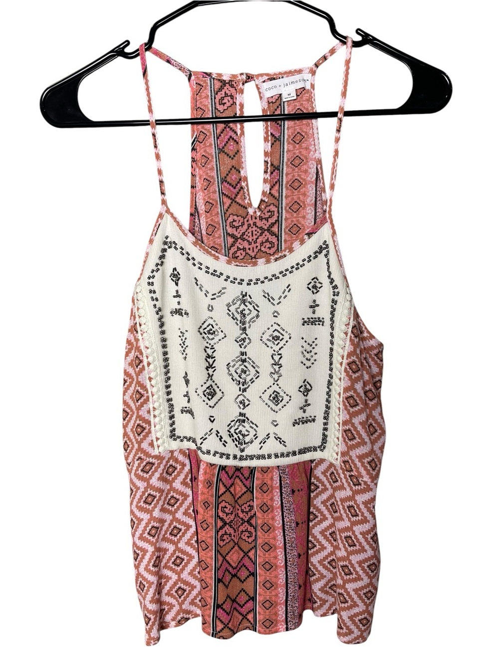 Coco + Jaimeson printed tank top Medium